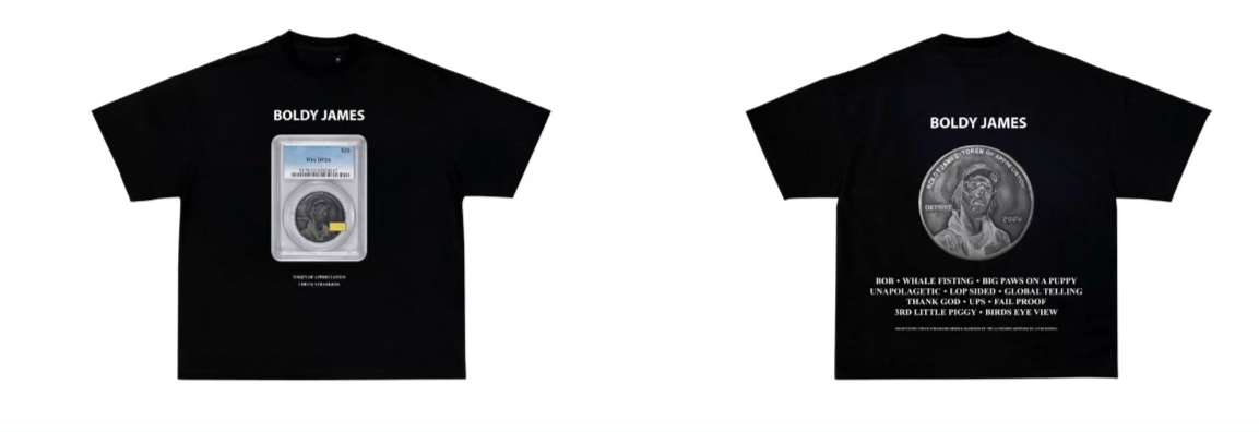 Black Token Of Appreciation Short Sleeve T-Shirt