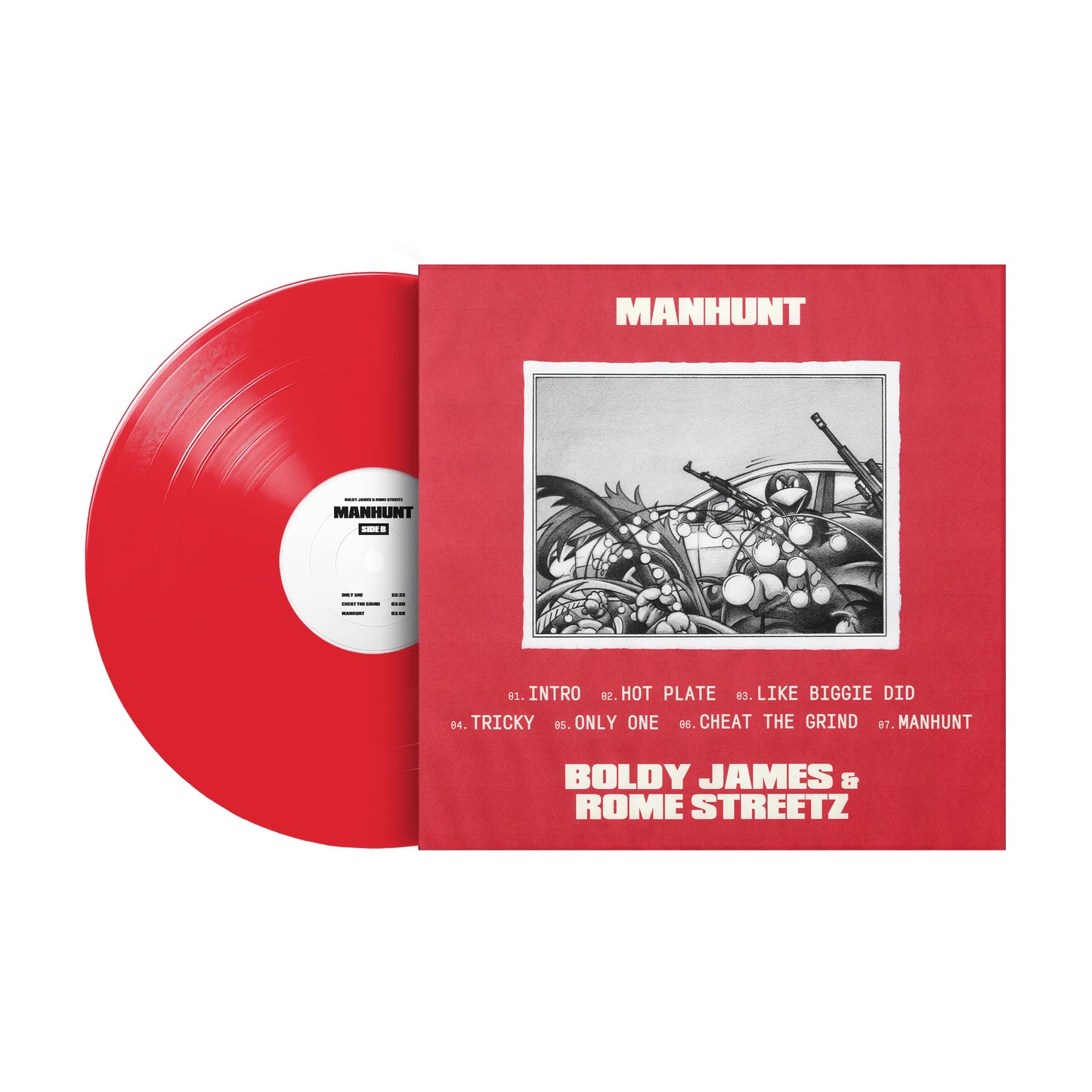 Boldy James - Manhunt - Special Edition Hoodie Bundle